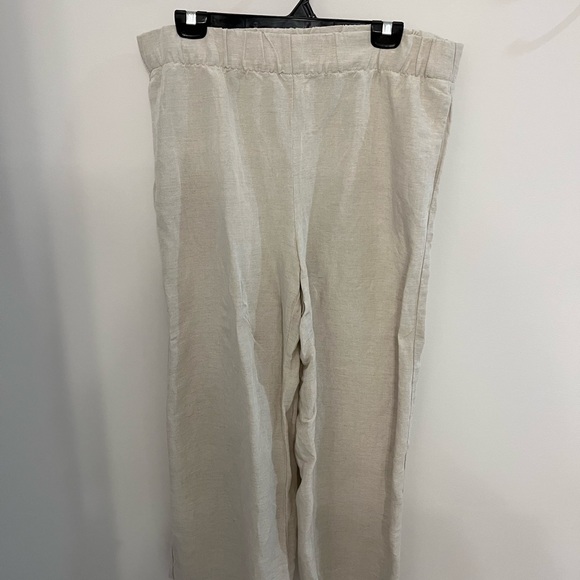 H&M Linen-Blend Pants Size L - Picture 1 of 3